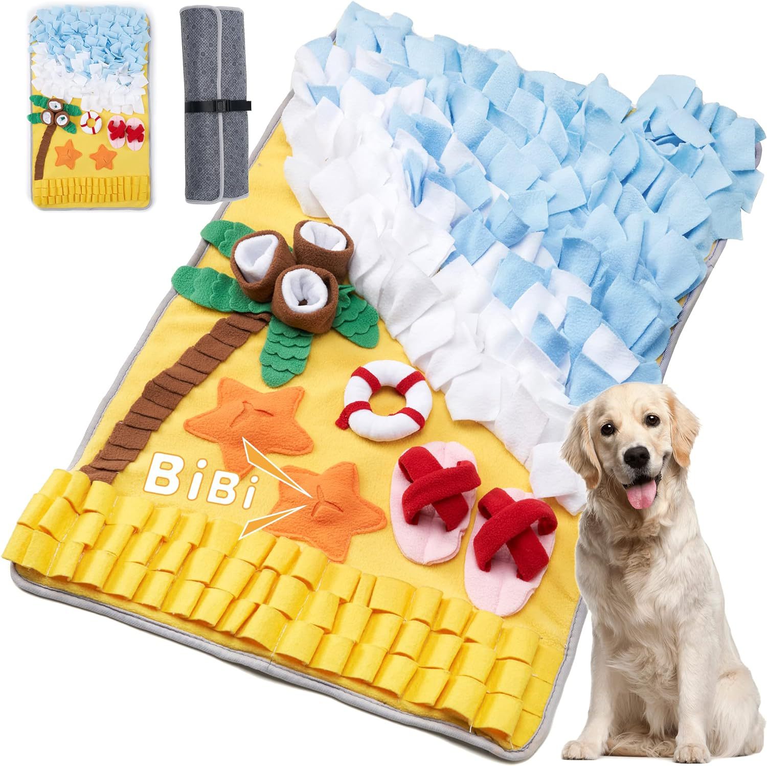 Snuffle Mat For Dogs - بساط تدريب الكلاب الجديد للبحث عن
