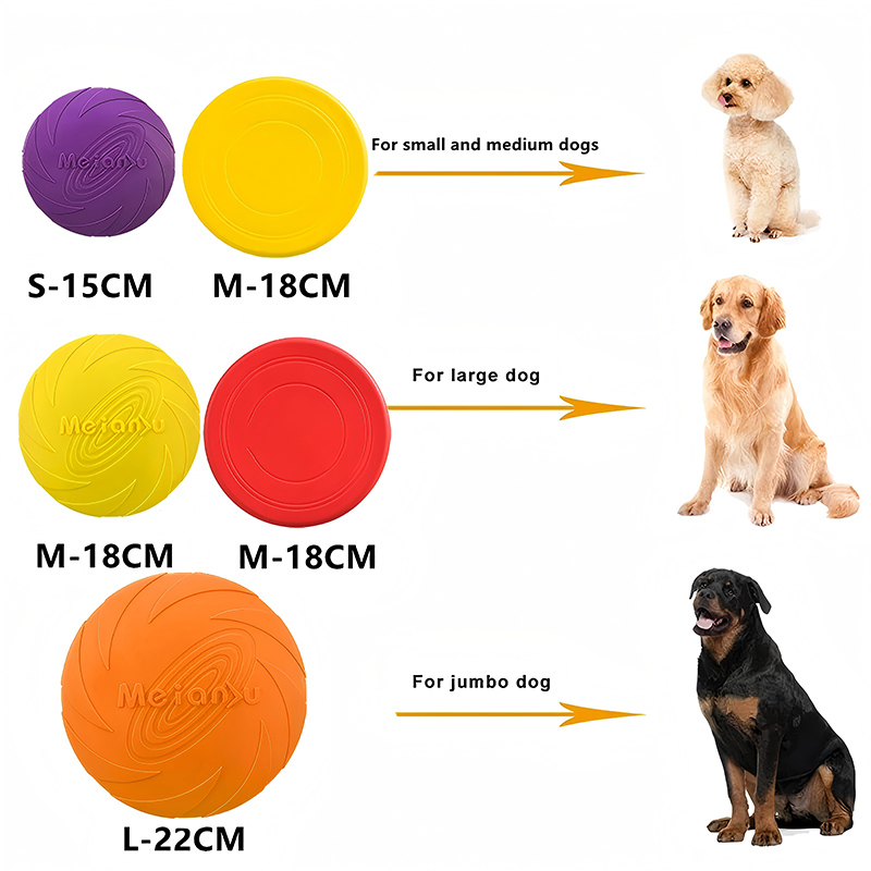 ألعاب الأقراص الطائرة المصنوعة - مراجعة Flying Disc Dog Training Toy وسعره