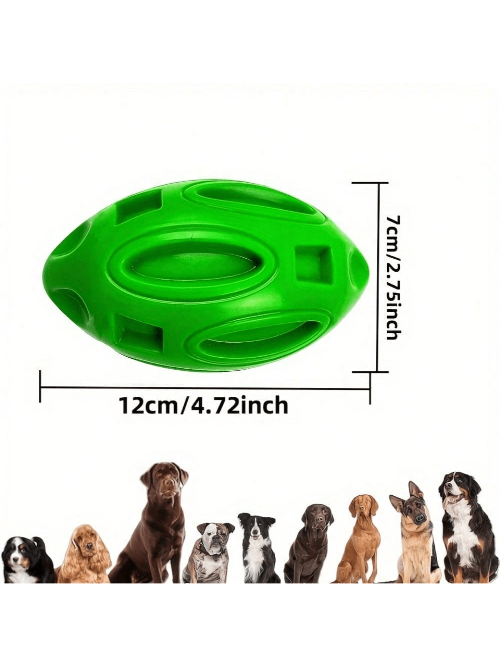 كرة رجبي متينة لا تُدمّر للكلا - مراجعة Indestructible Dog Chew Toy وسعره