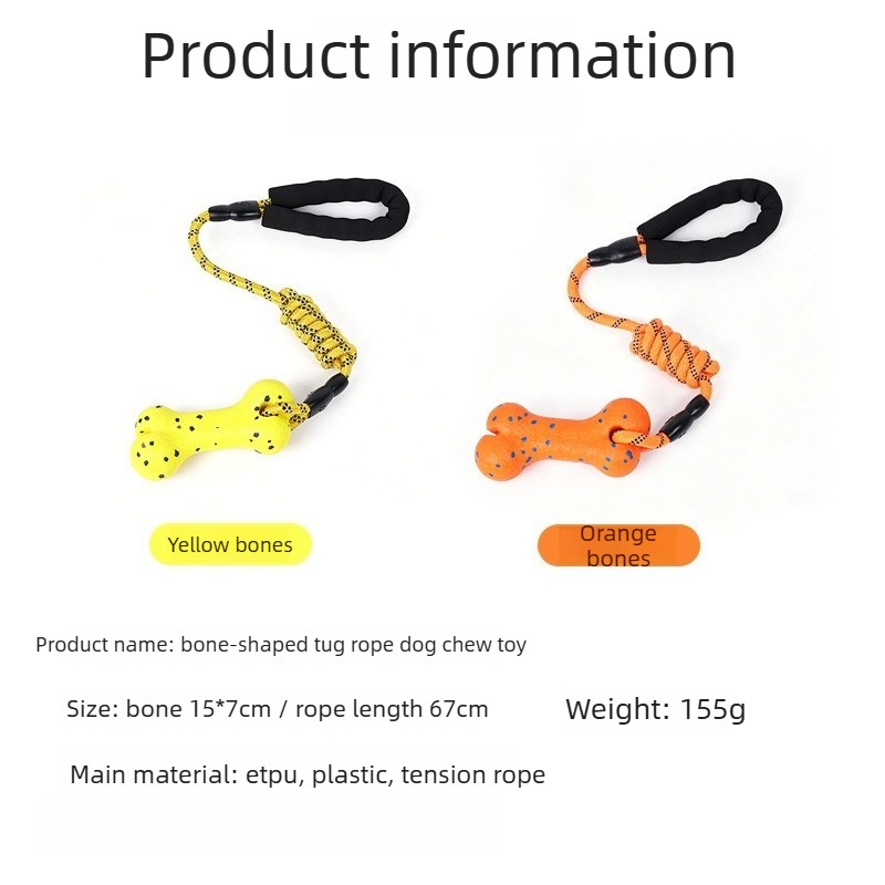 لعبة حبل سحب للكلاب شديدة التح - مراجعة Dog Rope Toy Aggressive Chewers وسعره