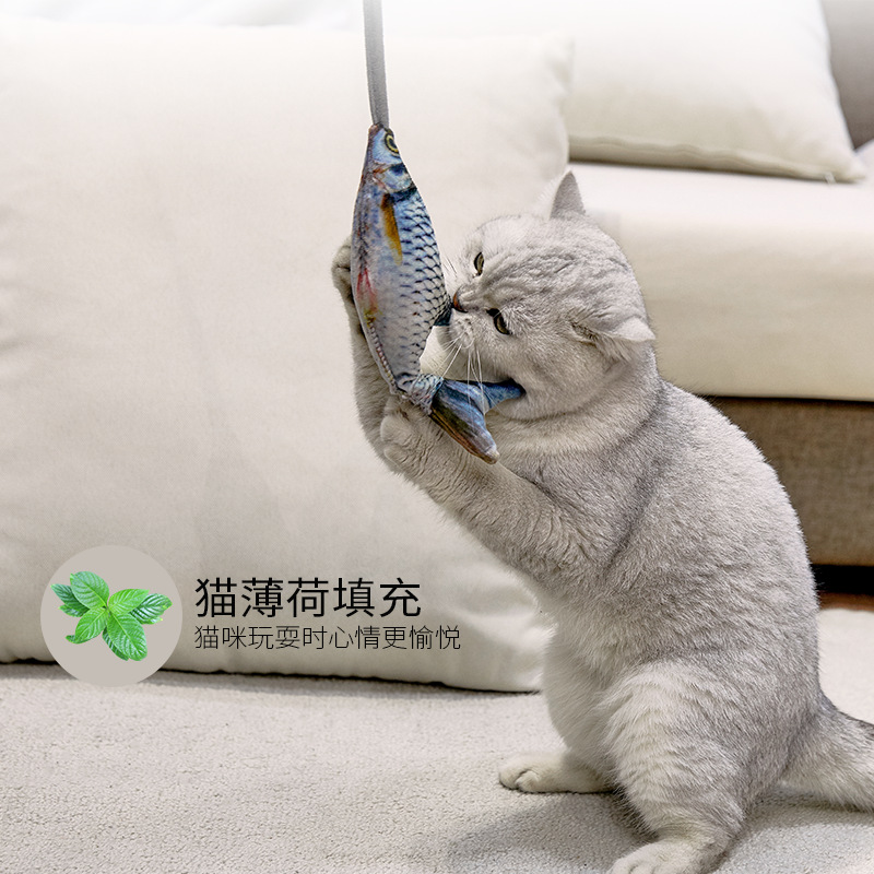 لعبة سمكة كهربائية متحركة مضحك - مراجعة Electric Floppy Fish Dog Toy وسعره