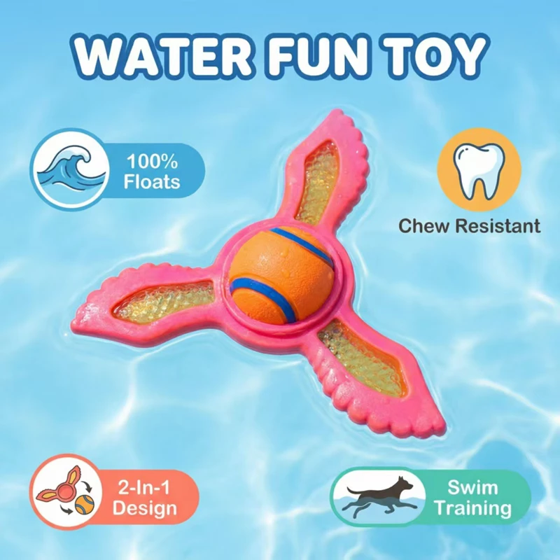 لعبة قرص طائر تفاعلية للكلاب م - مراجعة Flying Disc Dog Training Toy وسعره