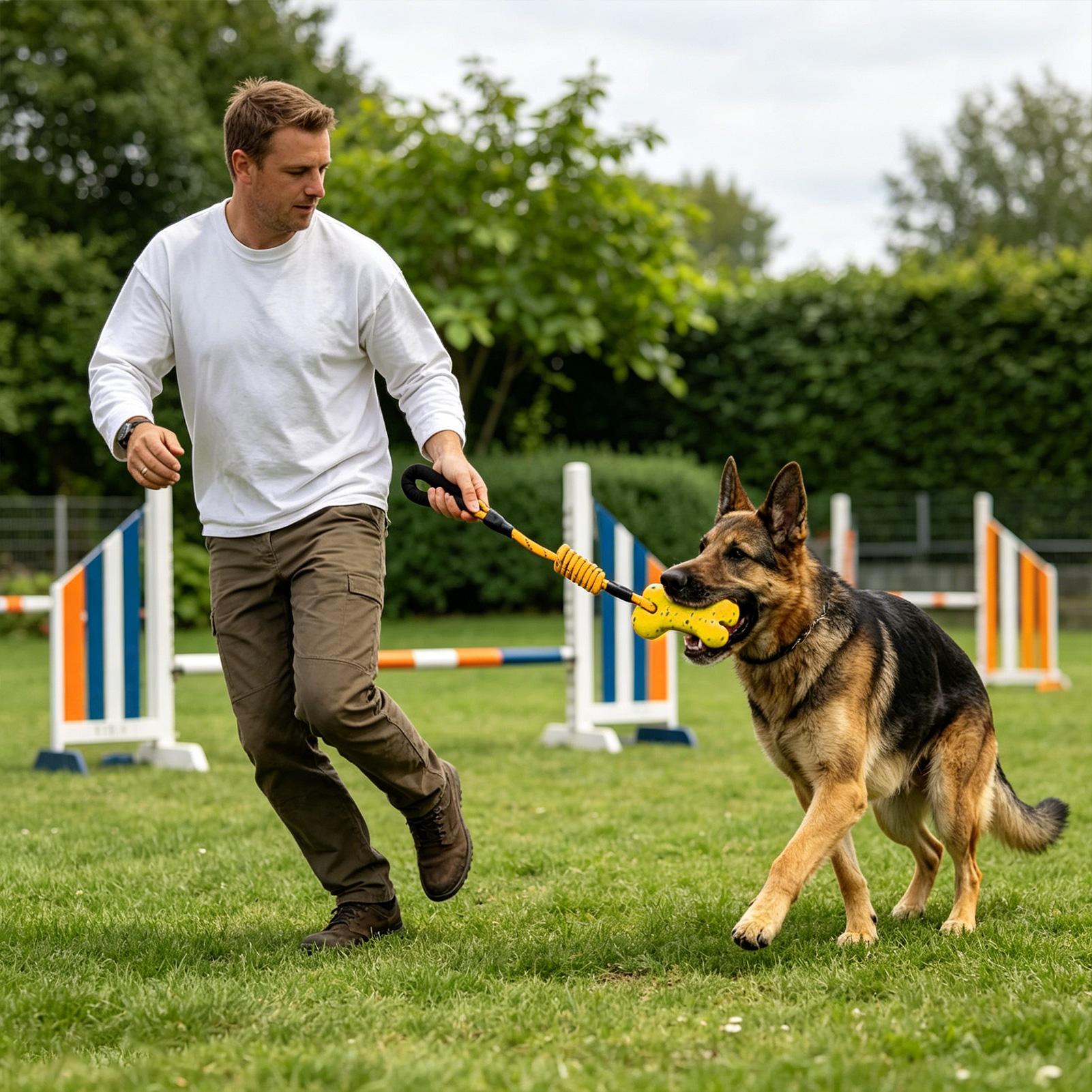لعبة حبلية للكلاب على شكل عظم  - مراجعة Dog Rope Toy Aggressive Chewers وسعره