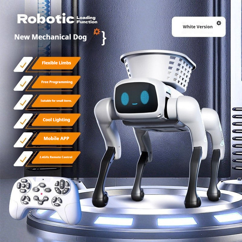 2026 جديد كلب روبوت ذكي بالذكا - مراجعة Interactive Squeaky Plush Dog Toy وسعره