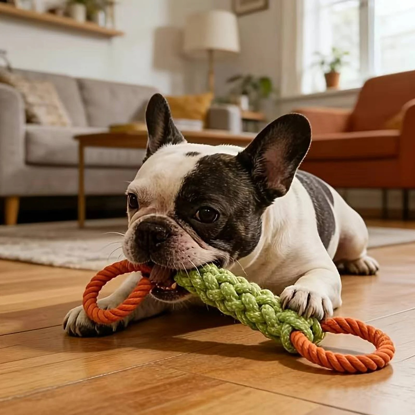 لعبة حبل متينة للكلاب، لعبة حب - مراجعة Indestructible Dog Chew Toy وسعره