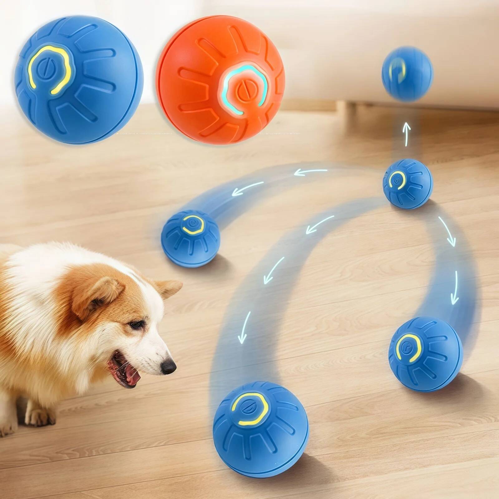 كرة لعبة ذكية للكلاب، لعبة إلك - مراجعة Automatic Moving Dog Ball وسعره