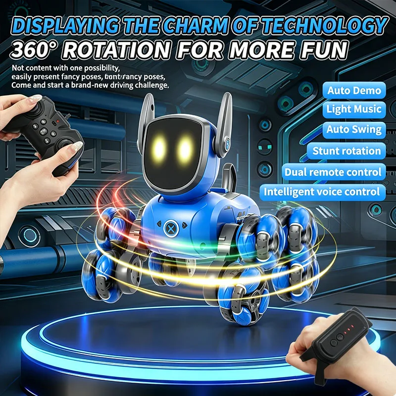 روبوت كلب آلي JJRC Q200 2026 ل - مراجعة Interactive Squeaky Plush Dog Toy وسعره