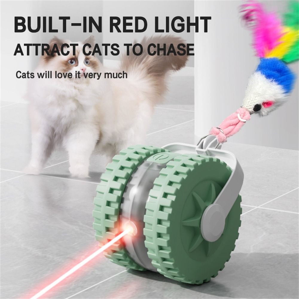 لعبة كرة القط الأوتوماتيكية ال - مراجعة Laser Pointer Cat Toy Automatic وسعره