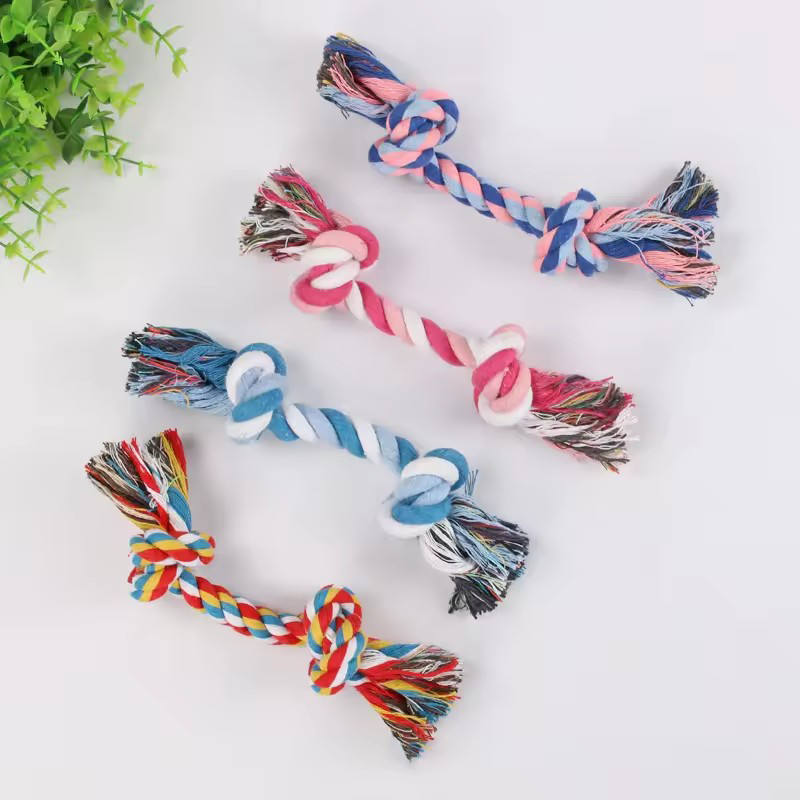 لعبة حبل قطني ملونة للحيوانات  - مراجعة Indestructible Dog Chew Toy وسعره