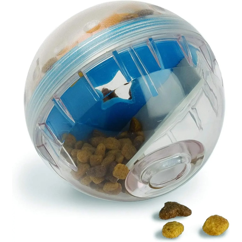 كرة IQ Treat Ball لتوزيع المكا - مراجعة Dog Puzzle Feeder Toy وسعره